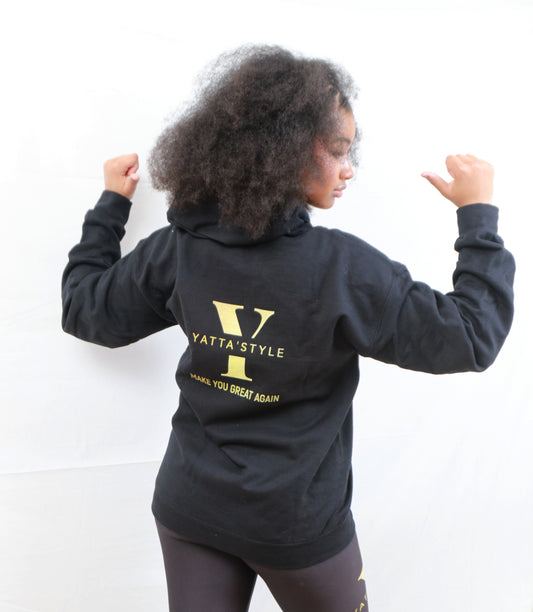 YATTA'STYLE _ Sweat à capuche Ecologique- épais unisexe à fermeture éclair